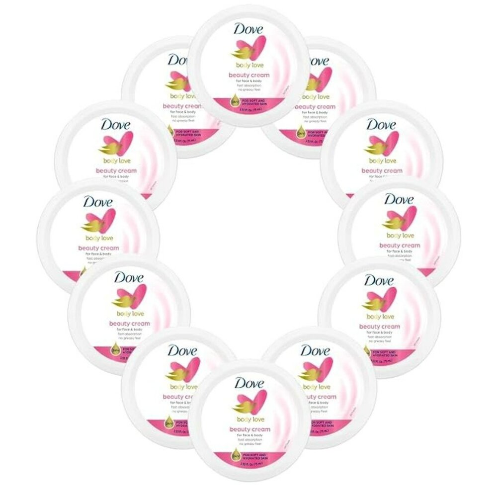 Dove Nourishing Body Care, Face, Hand, and Body Beauty Cream